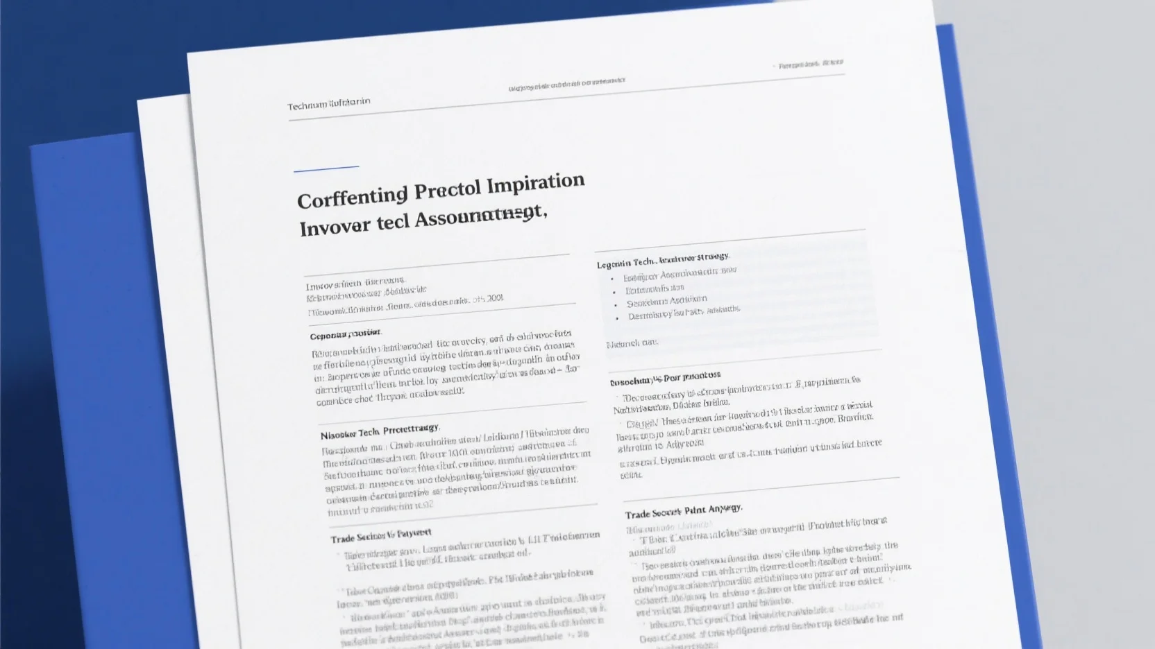 Comprehensive Guide: Trade Secret vs Patent Analysis, Legacy Tech Protection, NDA Drafting & More