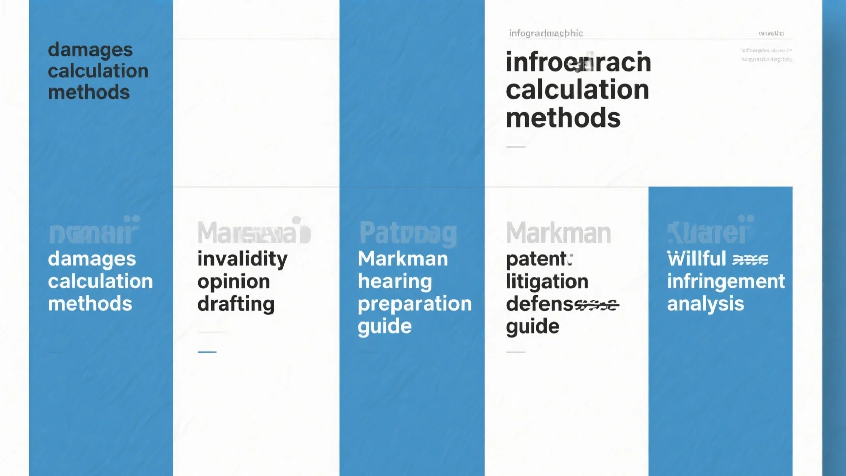 Comprehensive Guide to Patent Litigation Defense: Invalidity Opinion, Markman Hearing, Willful Infringement & Damages Calculation