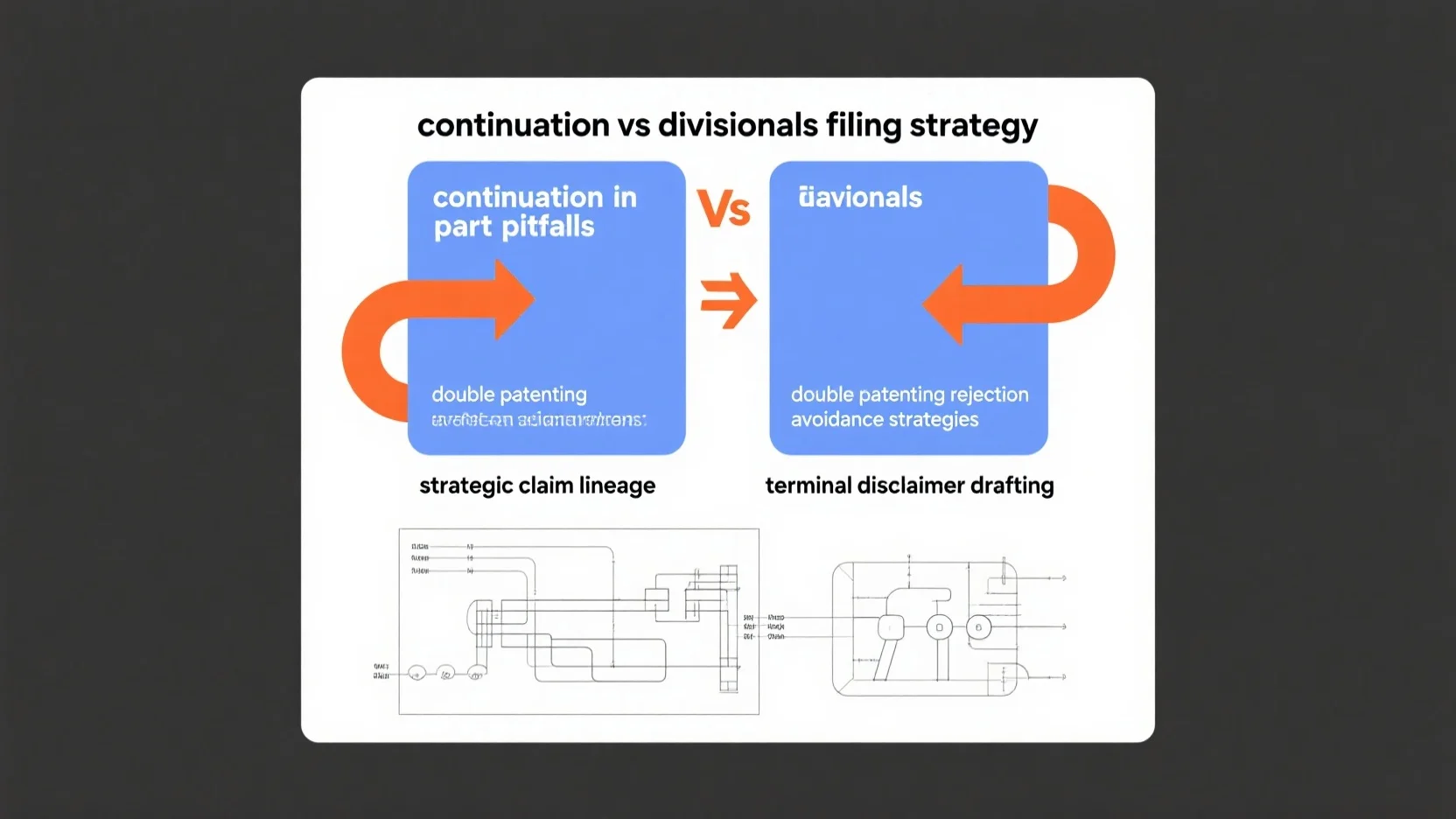 Mastering Patent Filing: Continuation vs Divisionals, Double – Patenting Avoidance, and More